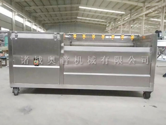 Wool roller cleaning machine